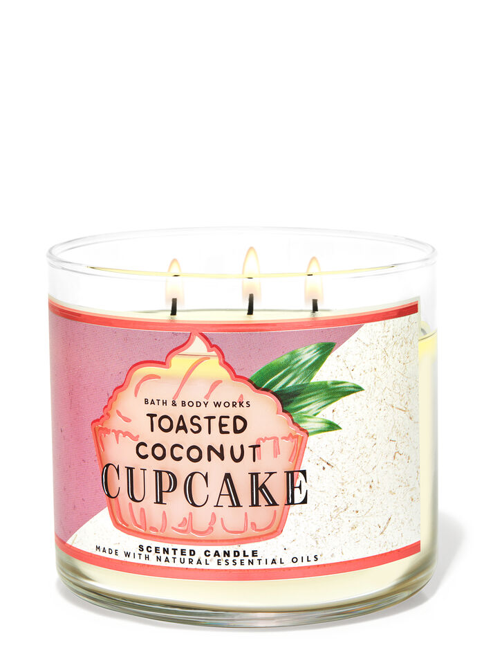 Toasted Coconut Cupcake Home Fragrance/Candles/3-wick candles Bath & Body Works