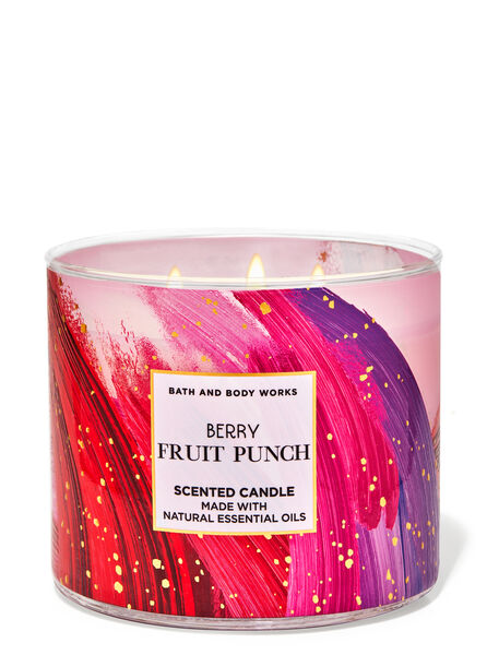 Berry Fruit Punch fragranza Candela a 3 stoppini
