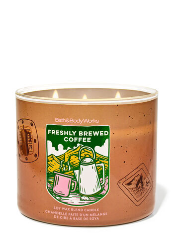 Freshly Brewed Coffee Home Fragrance/Candles/3-wick candles Bath & Body Works1
