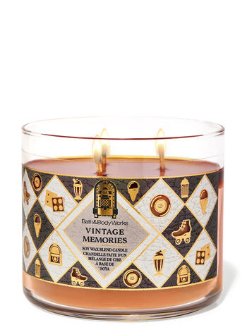 Vintage Memories Home Fragrance/Candles/3-wick candles Bath & Body Works1