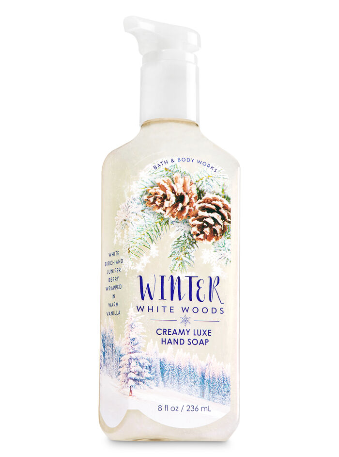 Winter White Woods fragranza Creamy Luxe Hand Soap