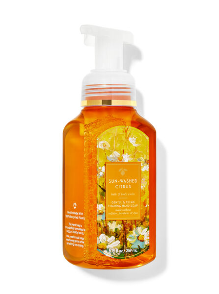 Sun-Washed Citrus fragranza Sapone detergente delicato in schiuma mani
