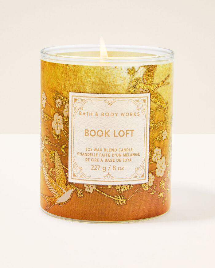 Book Loft Home Fragrance/Candles/1-wick candles Bath & Body Works