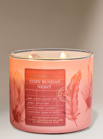 Cozy Sunday Night Home Fragrance/Candles/3-wick candles Bath & Body Works1