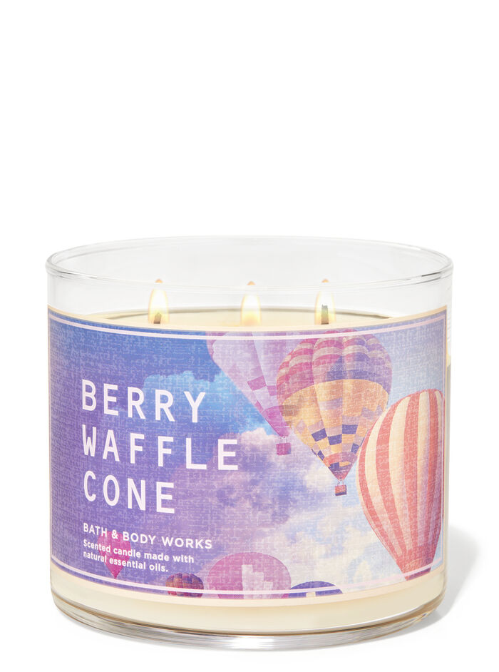 Berry Waffle Cone Home Fragrance/Candles/3-wick candles Bath & Body Works