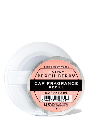 Snowy Peach Berry home fragrance home & car air fresheners car fragrance Bath & Body Works1