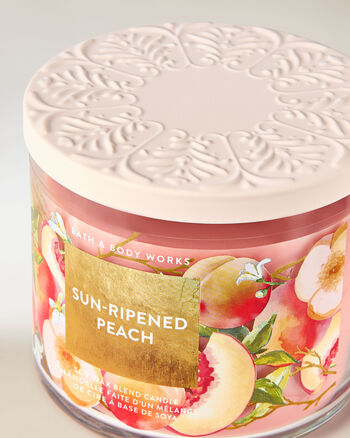 Sun-Ripened Peach Home Fragrance/Candles/3-wick candles Bath & Body Works2