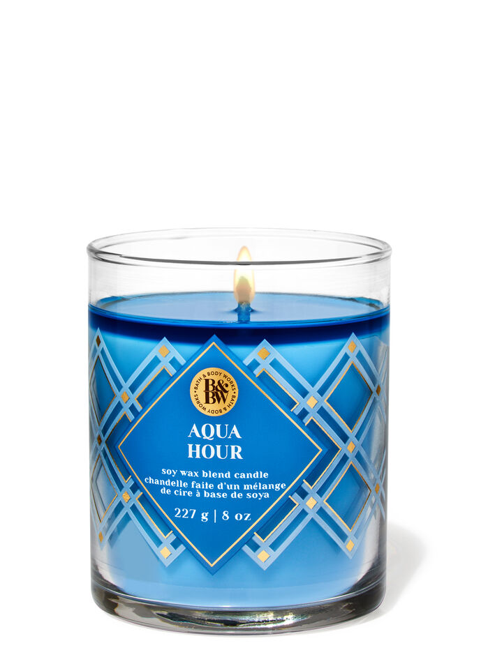 Aqua Hour Home Fragrance/Candles/1-wick candles Bath & Body Works