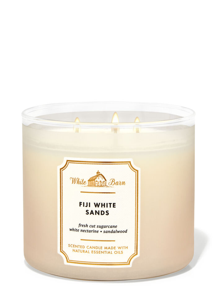 Fiji White Sands Home Fragrance/Candles/3-wick candles Bath & Body Works