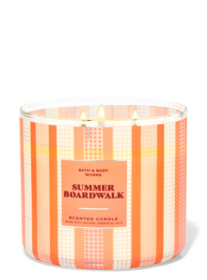 Summer Boardwalk Home Fragrance/Candles/3-wick candles Bath & Body Works