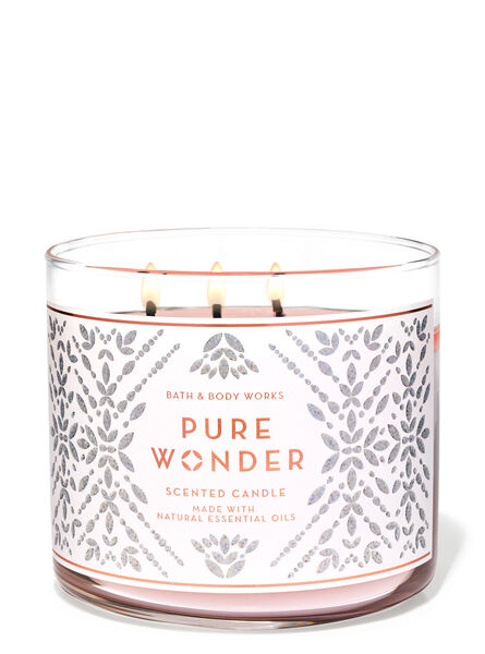 Pure Wonder home fragrance candles 3-wick candles Bath & Body Works