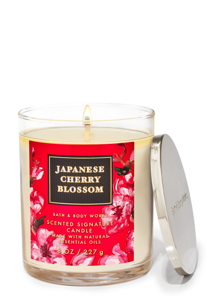 Japanese Cherry Blossom Home Fragrance/Candles/1-wick candles Bath & Body Works