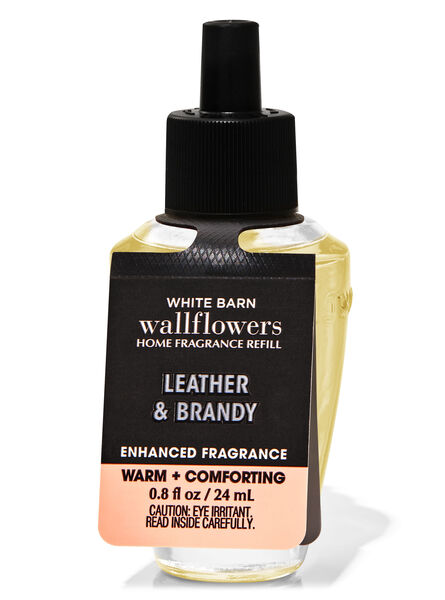 Leather &amp; Brandy home fragrance home & car air fresheners wallflowers refill Bath & Body Works