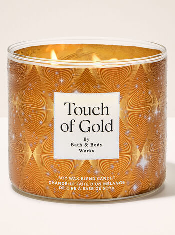 Touch of Gold Home Fragrance/Candles/3-wick candles Bath & Body Works1