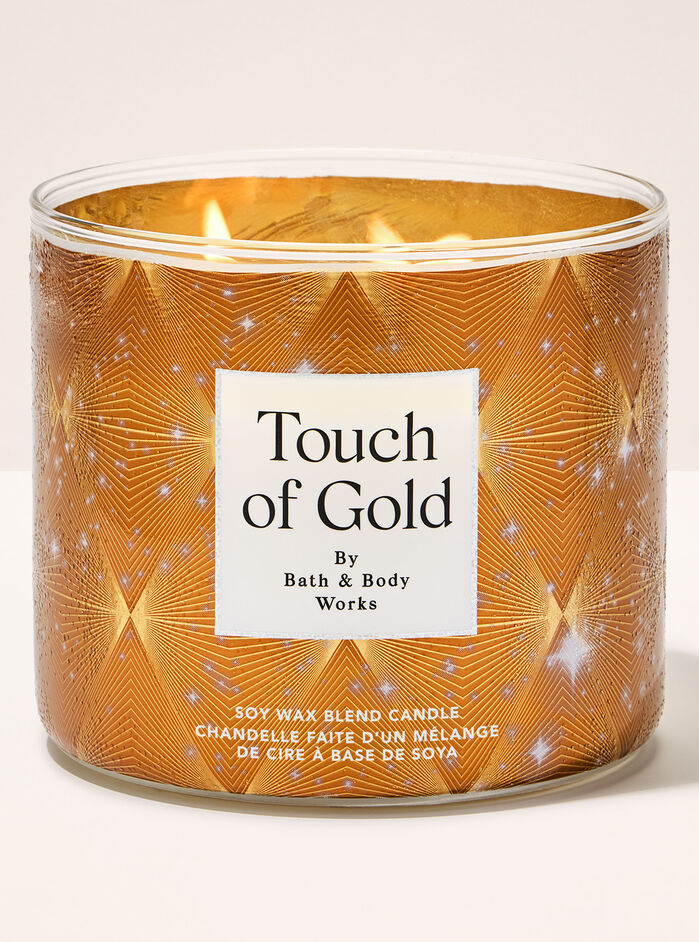 Touch of Gold Home Fragrance/Candles/3-wick candles Bath & Body Works