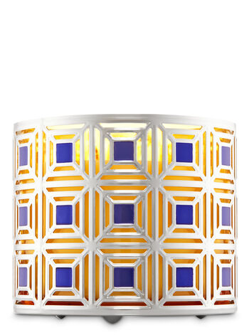 Blue Squares fragranza 3-Wick Candle Holder