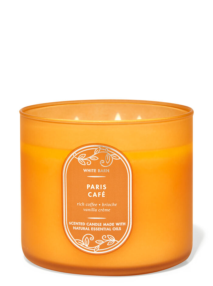 Paris Caf&eacute; fragrance 3-Wick Candle