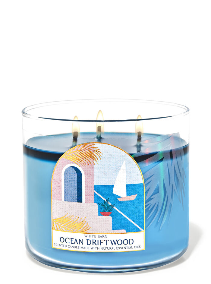 Ocean Driftwood fragranza Candela a 3 stoppini