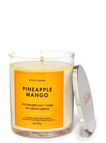 Pineapple Mango home fragrance featured white barn collection Bath & Body Works1