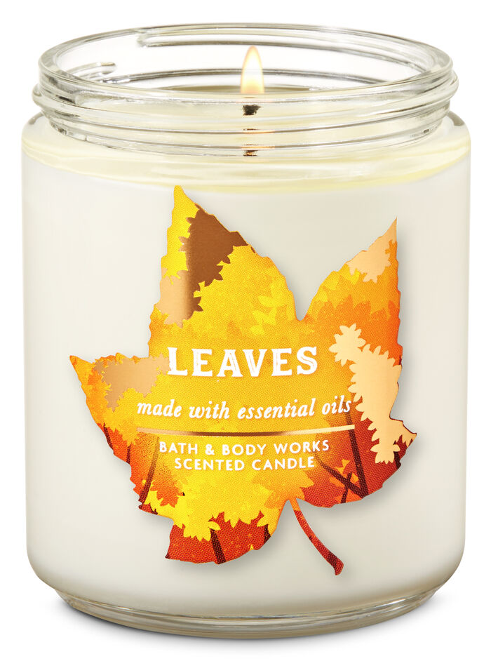 Leaves Home Fragrance/Candles/1-wick candles Bath & Body Works