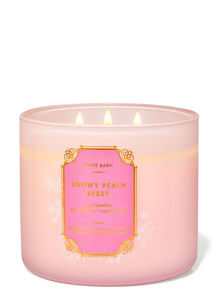 Snowy Peach Berry Home Fragrance/Featured/White Barn collection Bath & Body Works
