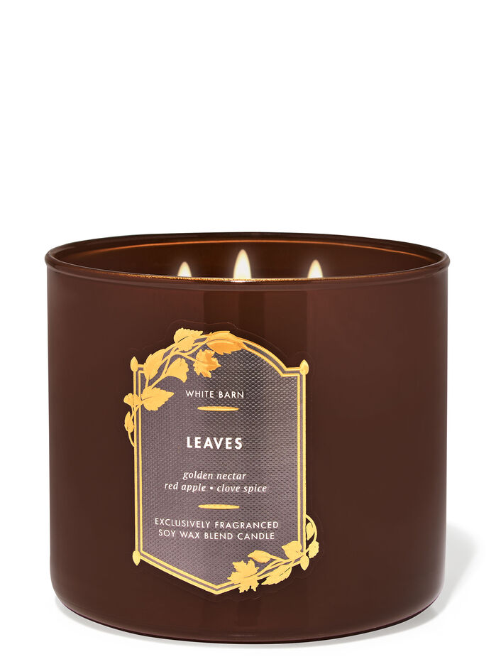 Leaves Home Fragrance/Candles/3-wick candles Bath & Body Works