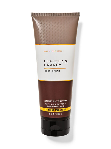 Leather &amp; Brandy body care moisturizers body cream Bath & Body Works