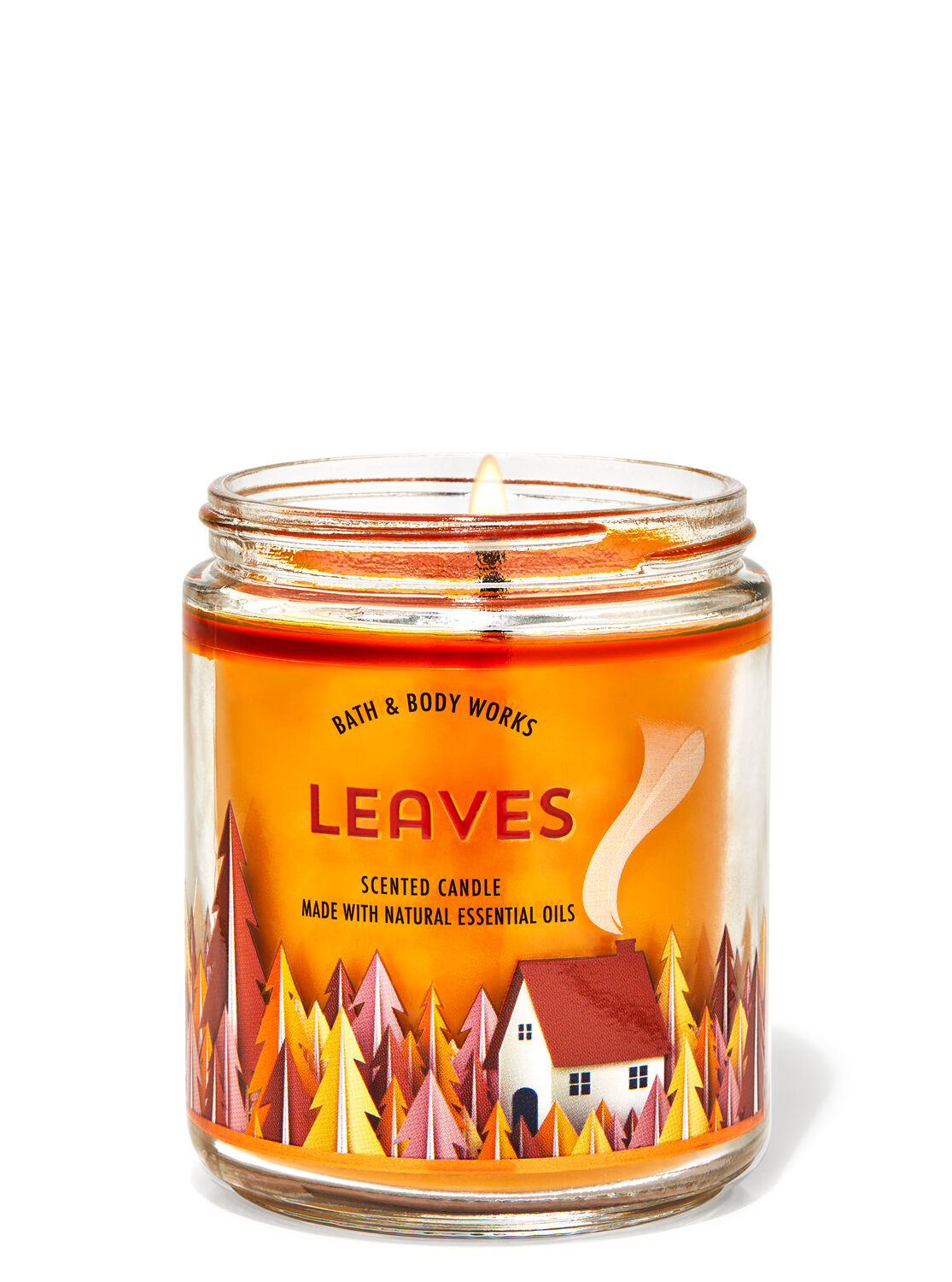 Bath and body works leaves hot sale candle
