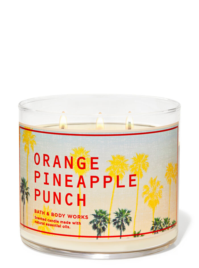 Orange Pineapple Punch fragranza Candela a 3 stoppini