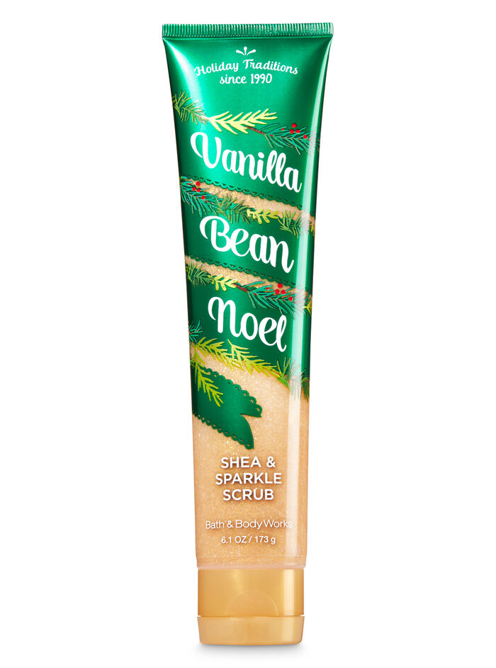 Vanilla Bean Noel fragranza Shea &amp; Sparkle Scrub