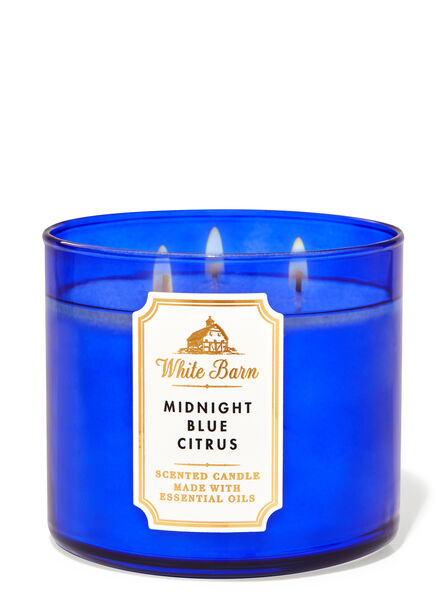 Midnight Blue Citrus fragranza 3-Wick Candle