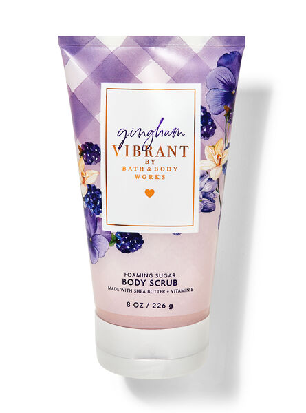 Gingham Vibrant body care bath & shower body scrub Bath & Body Works