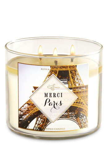 Merci Paris fragranza 3-Wick Candle
