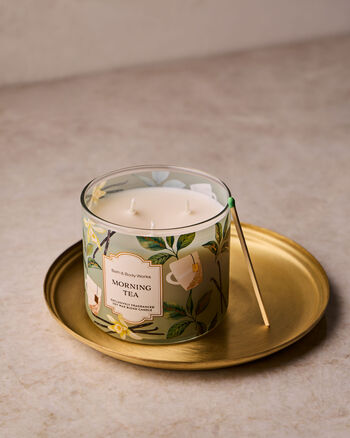 Morning Tea Candele/Tutte le Candele/Candela a Tre Stoppini Bath & Body Works3