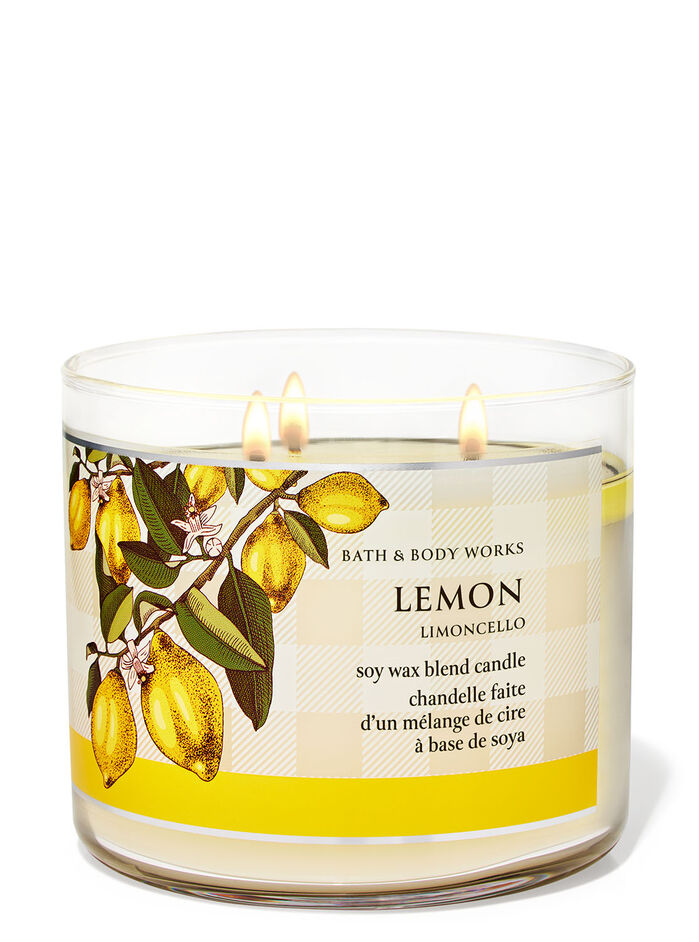 Limoncello Home Fragrance/Candles/3-wick candles Bath & Body Works