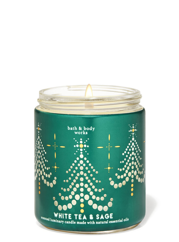 White Tea & Sage fragranza Candela a 1 stoppino