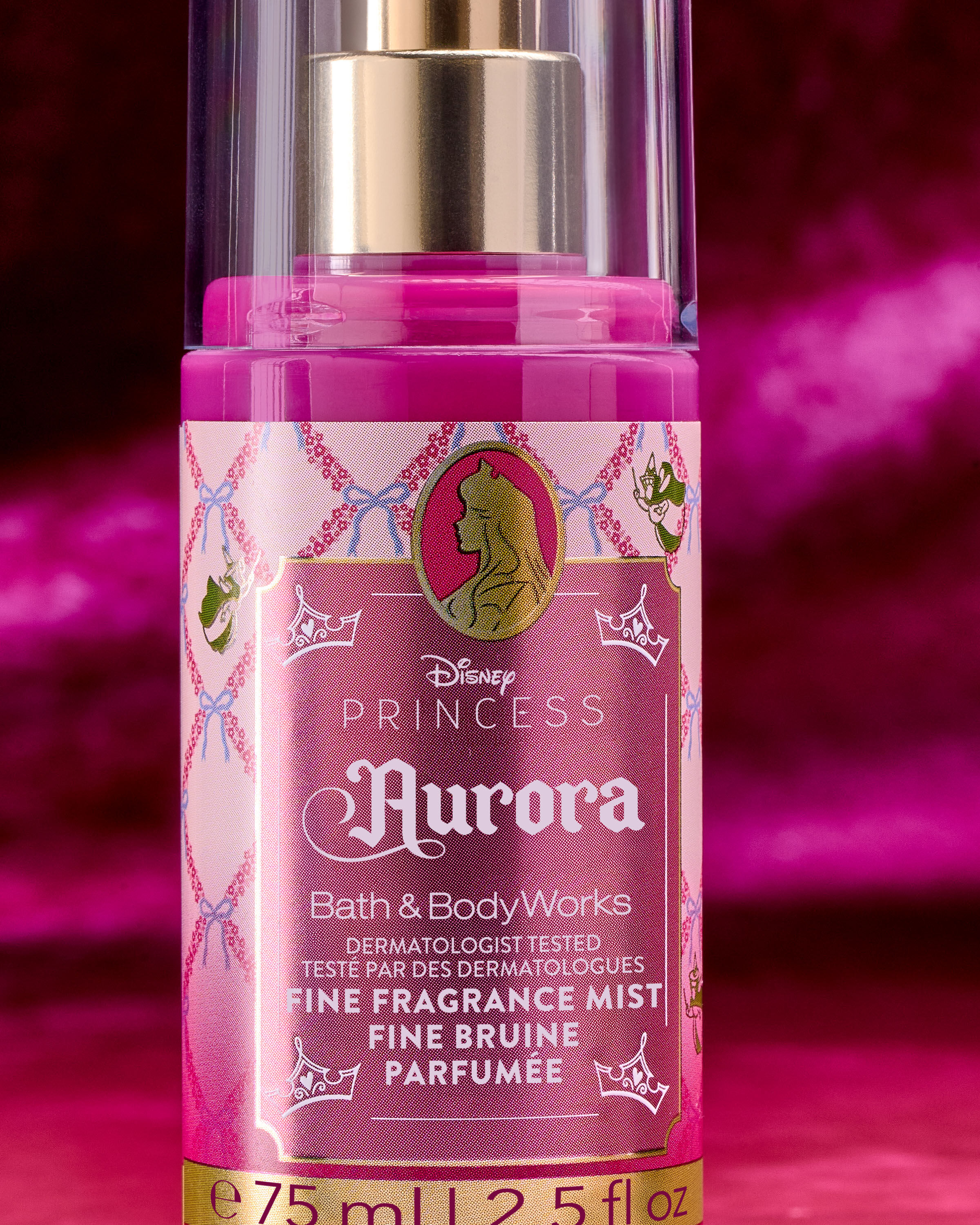 Bath & Body Works Aurora セット O suporte de vela da Aurora da linha Disney Princess da Bath