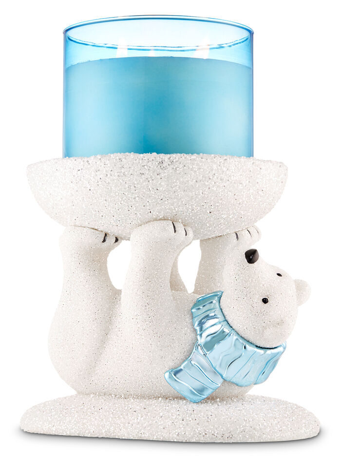 Sparkly Polar Bear Pedestal Gifts/Collections/Gifts for home Bath & Body Works