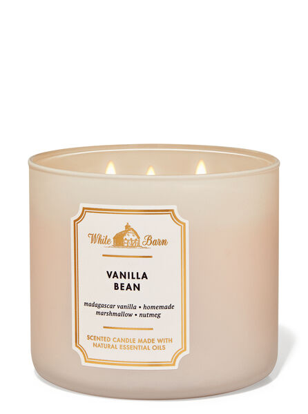 Vanilla Bean fragrance 3-Wick Candle