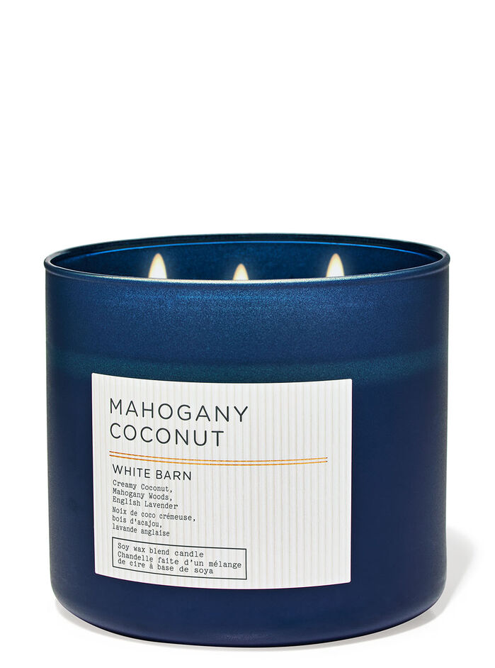 Mahogany Coconut Home Fragrance/Candles/3-wick candles Bath & Body Works