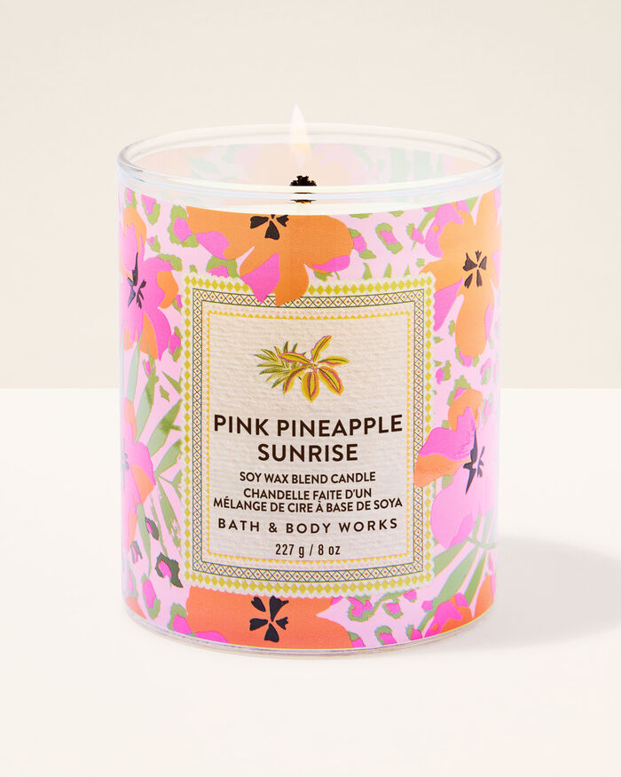 Pink Pineapple Sunrise Home Fragrance/Featured/White Barn collection Bath & Body Works