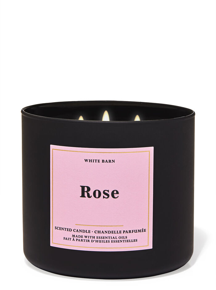 Rose Home Fragrance/Candles/3-wick candles Bath & Body Works