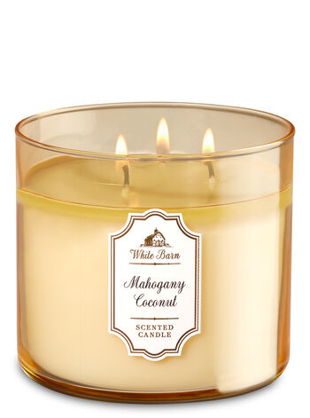 Mahogany Coconut fragranza 3-Wick Candle