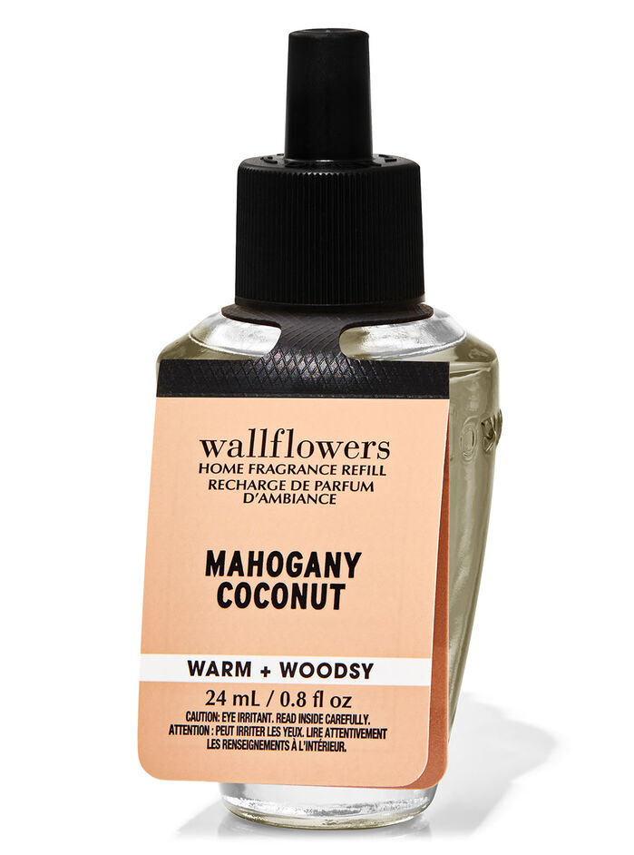 Mahogany Coconut Home Fragrance/Home & Car Air fresheners/Wallflowers refill Bath & Body Works