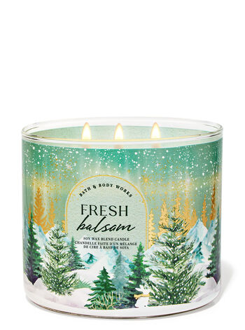 Fresh Balsam Home Fragrance/Candles/3-wick candles Bath & Body Works1
