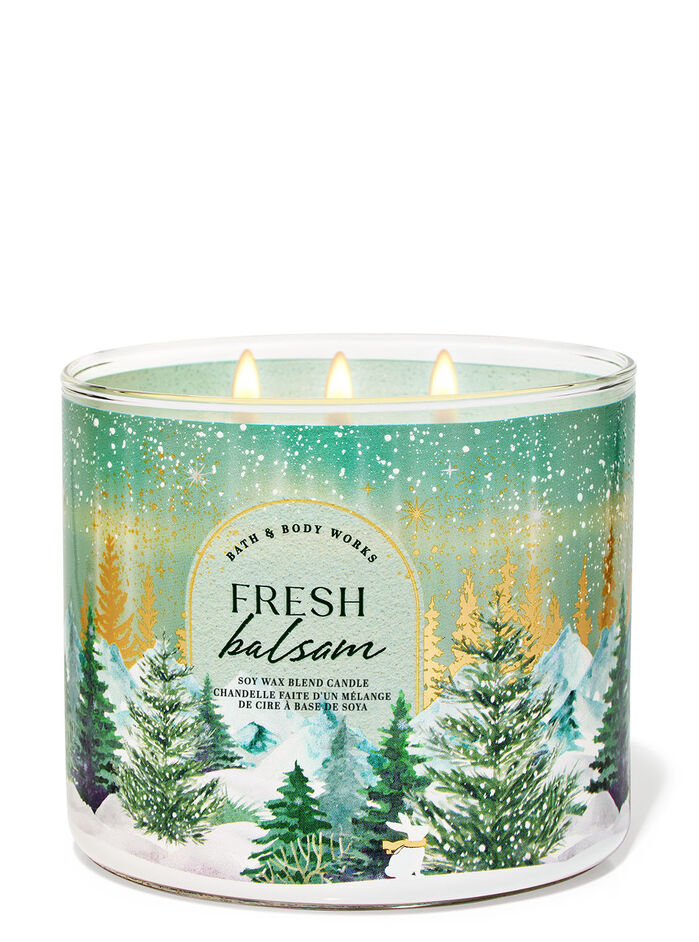 Fresh Balsam Home Fragrance/Candles/3-wick candles Bath & Body Works