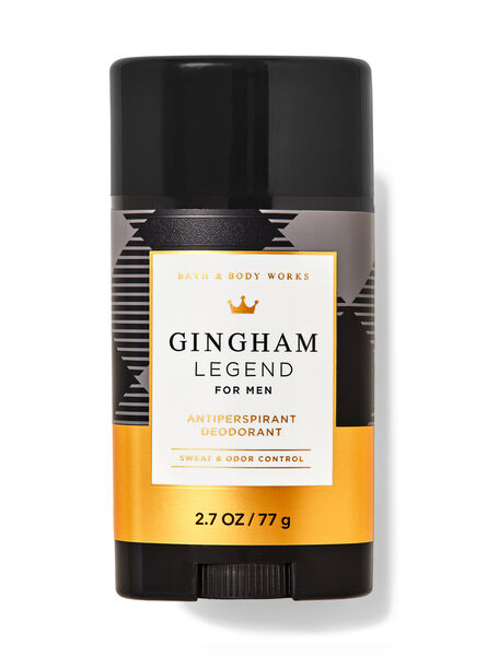 Gingham Legend men's  shop man collection deodorant and parfume men's collection Bath & Body Works