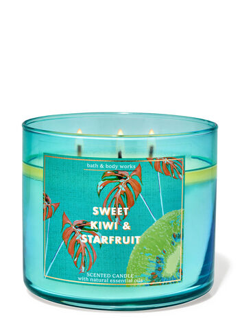 Sweet Kiwi &amp; Star Fruit Home Fragrance/Candles/3-wick candles Bath & Body Works1