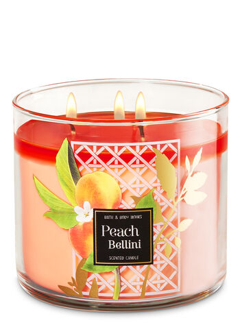 Peach Bellini fragranza 3-Wick Candle