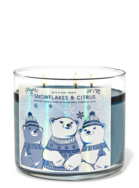 Snowflakes & Citrus novita' Bath & Body Works